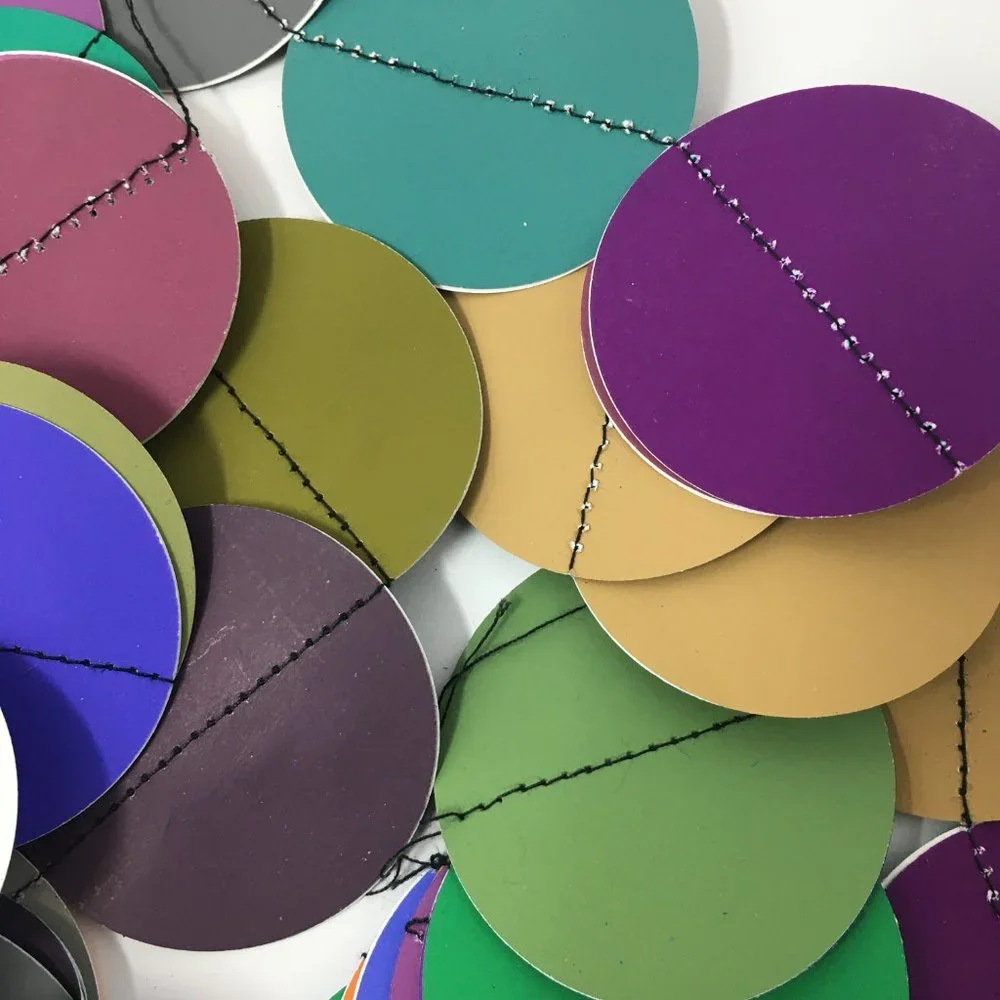 Multi-Colored Color-Aid Paper Large Round Circle Party Extra Long Garland